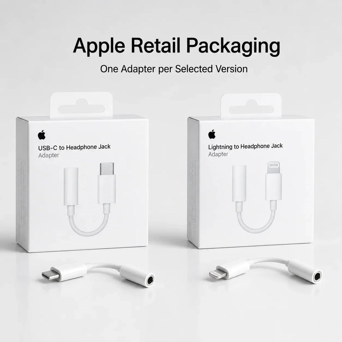 Official Apple USB-C Type-C Lightning to 3.5mm Headphone Jack Adapter & Wired EarPods Earphones with Remote Mic for iPhone iPad