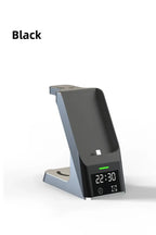Six-In-One Multi-Function Wireless Charger Bluetooth Earphones Immediate Charging And Placing Clock Alarm Function