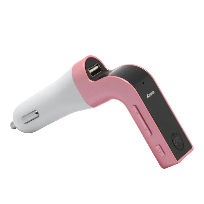 Car Bluetooth FM Transmitter Handsfree Bluetooth Receiver Car Kit Auto Cigarette Lighter USB MP3 Music Player for IPhone IPad