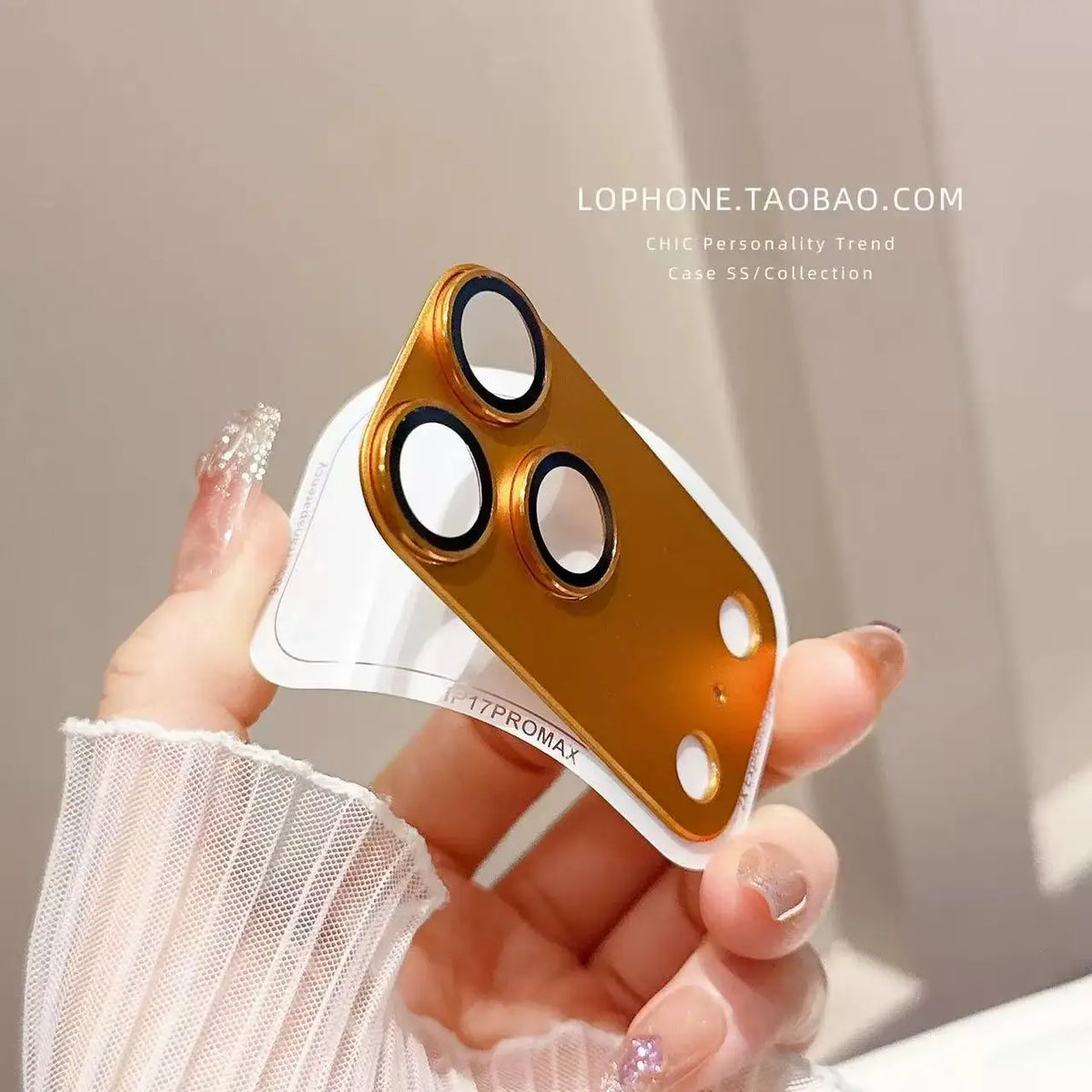 Official Color For iPhone 17 Pro Max 17 Air Metal Camera Tempered Glass Lens Protector 17 Pro Phone Accessories Ring Cap