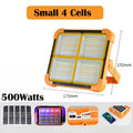15000LM USB Rechargeable LED Solar Flood Light 2000Watt with Magnet Strong Light Portable Camping Tent Lamp Work Repair Lighting