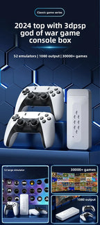 New M22 Wireless Retro Style Dual Player Game Console TV Connection High Definition Simulation Game Controller Home Use