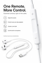 Official Apple EarPods Wired Headphones Lightning USB-C 3.5mm Connector with Mic Remote Adapters for iPhone iPad MacBook