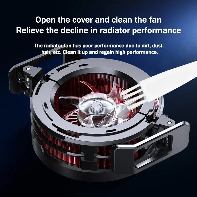 MEMO CX08 Pro Mobile Phone Semiconductor Magnetic/ Back-clip Frozen PUBG Game Cooler for IOS Android Universal Cooling Radiator
