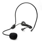 Portable Wired Microphone Head-mounted 3.5mm Plug Headset Microphone Interview Speech Teaching Stage Speaker Speech Headset Mic