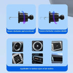 Flexible Air Vent Car Phone Holder with Auto Lock