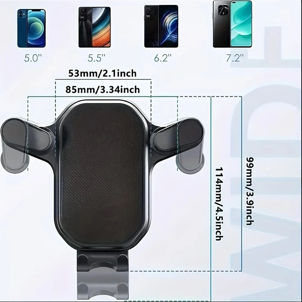 Gravity Auto-Clamp Car Air Vent Phone Holder