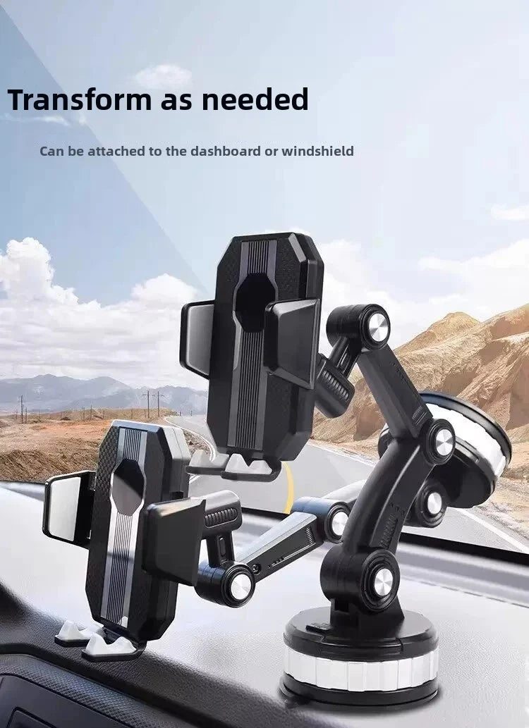 Car Mobile Phone Holder Dashboard Windshield Navigation Large Suction Cup Shockproof Car Truck New Suction Cup Style