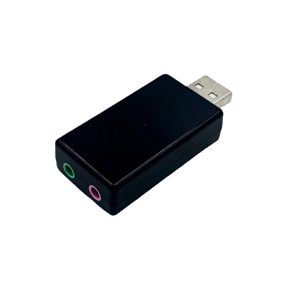 Analog 7.1 Channel Dynamic Sound External USB Sound Card Microphone Input Home USB Sound Card