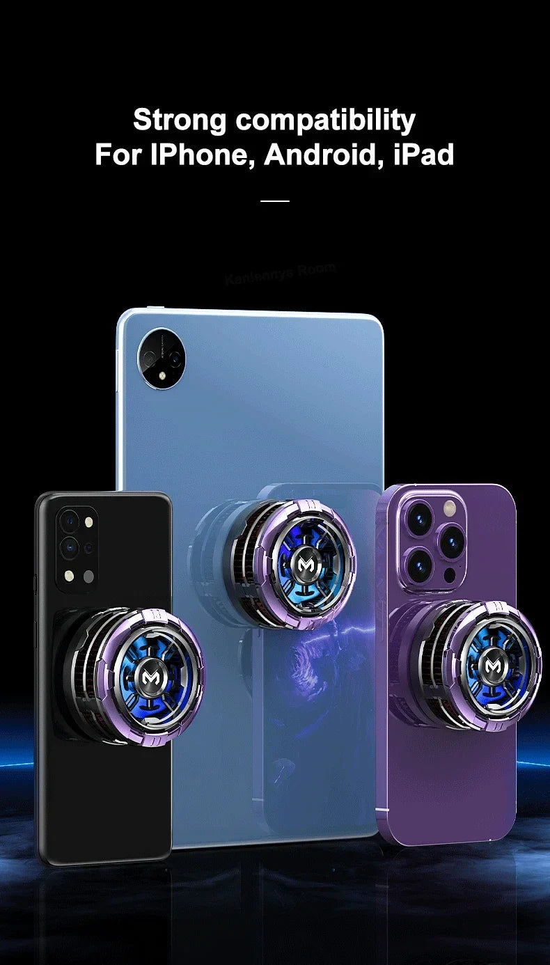MEMO CX08 Pro Mobile Phone Semiconductor Magnetic/ Back-clip Frozen PUBG Game Cooler for IOS Android Universal Cooling Radiator