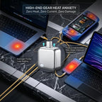 140W Fast Charger Phone Adapter Physical Full Charge Disconnector Automatically Cuts Power Ejects Phone When Fully Charged