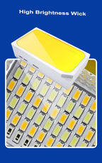 15000LM USB Rechargeable LED Solar Flood Light 2000Watt with Magnet Strong Light Portable Camping Tent Lamp Work Repair Lighting
