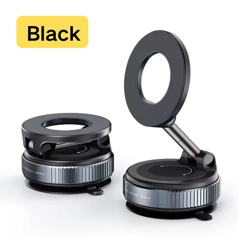 Magnetic Car Phone Mount with 360° Vacuum Suction Cup