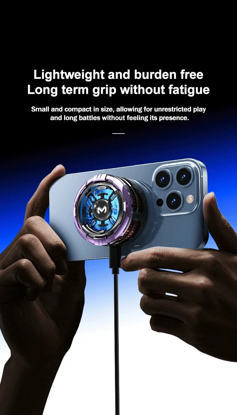 MEMO CX08 Pro Mobile Phone Semiconductor Magnetic/ Back-clip Frozen PUBG Game Cooler for IOS Android Universal Cooling Radiator