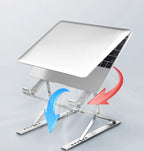 For Macbook Laptop Stand Folding Adjustable Aluminum Computer Pc Tablet Stand Notebook Tablelaptop Holder Heat Dissipation