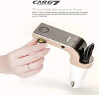 Car Bluetooth FM Transmitter Handsfree Bluetooth Receiver Car Kit Auto Cigarette Lighter USB MP3 Music Player for IPhone IPad