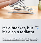 For Macbook Laptop Stand Folding Adjustable Aluminum Computer Pc Tablet Stand Notebook Tablelaptop Holder Heat Dissipation