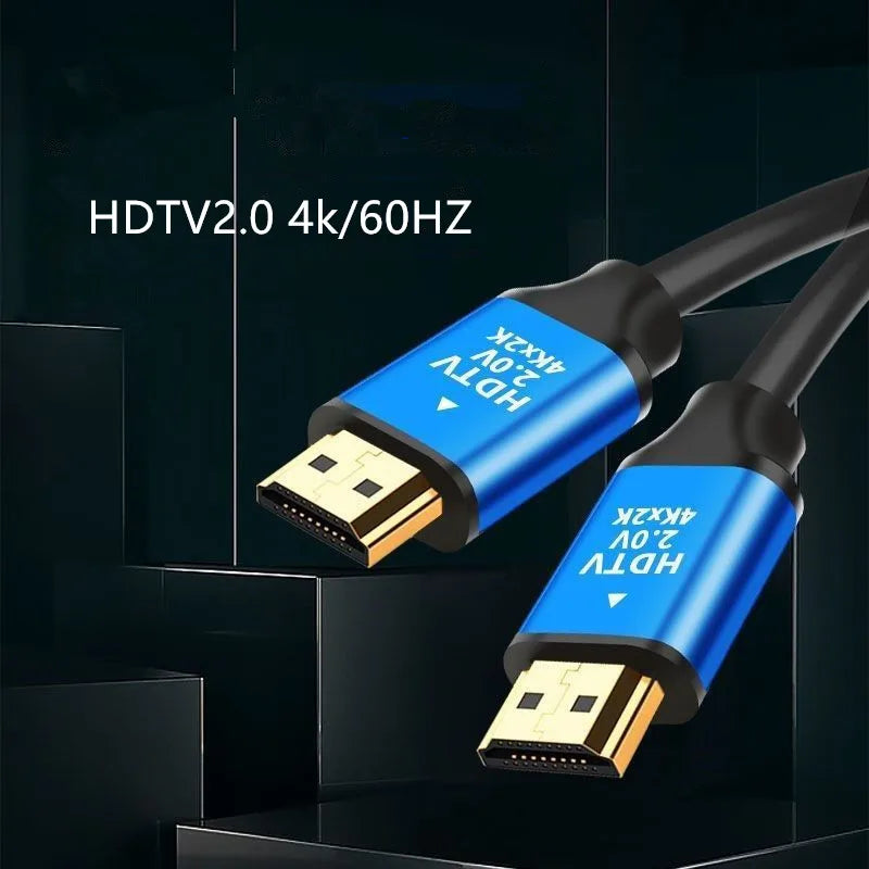 4K Ultra HD HDMI 2.0-Compatible High Definition Connection Cable for Computer TV Projector Set-Top Box Signal Data Transmission
