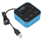 7-in-1 USB-C Hub with Card Reader for Laptop & PC