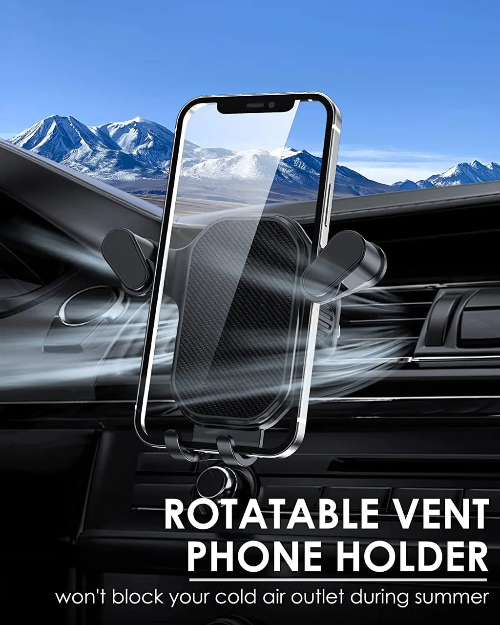 Gravity Auto-Clamp Car Air Vent Phone Holder