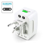 Universal Travel Adapter with Dual USB-C Fast Charging