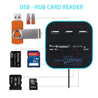 7-in-1 USB-C Hub with Card Reader for Laptop & PC