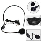 Portable Wired Microphone Head-mounted 3.5mm Plug Headset Microphone Interview Speech Teaching Stage Speaker Speech Headset Mic