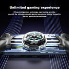 JK01S Semiconductor Mobile Phone Radiator Gamepad Controller 2 IN 1 Game Cooler Handle for IOS Android Telescopic Game Joystick