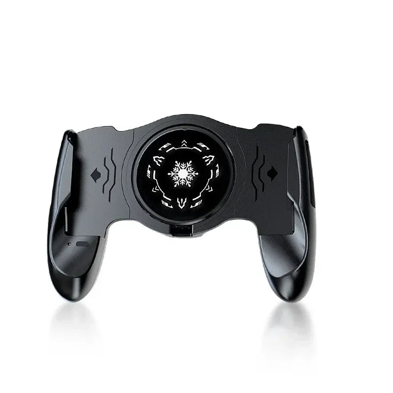 JK01S Semiconductor Mobile Phone Radiator Gamepad Controller 2 IN 1 Game Cooler Handle for IOS Android Telescopic Game Joystick