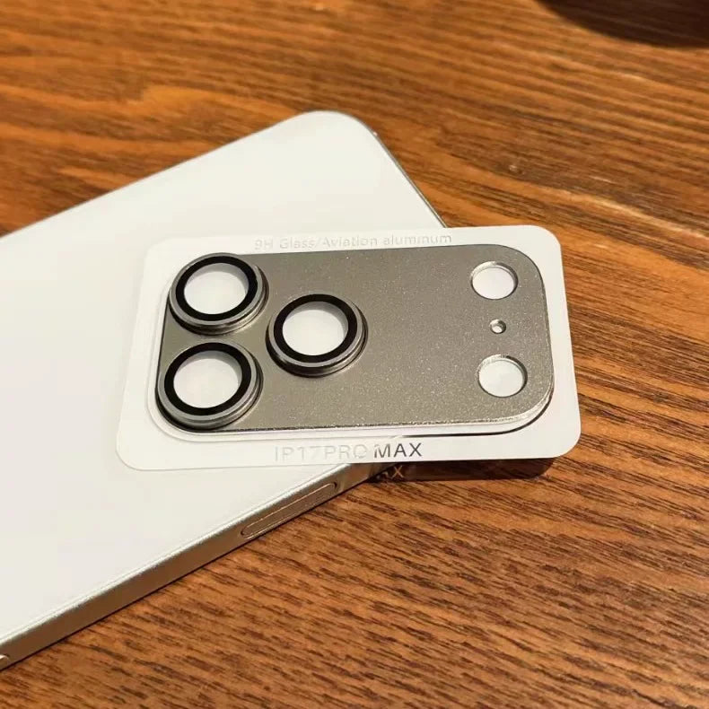 Official Color For iPhone 17 Pro Max 17 Air Metal Camera Tempered Glass Lens Protector 17 Pro Phone Accessories Ring Cap