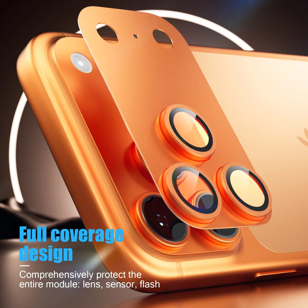 Official Color For iPhone 17 Pro Max 17 Air Metal Camera Tempered Glass Lens Protector 17 Pro Phone Accessories Ring Cap