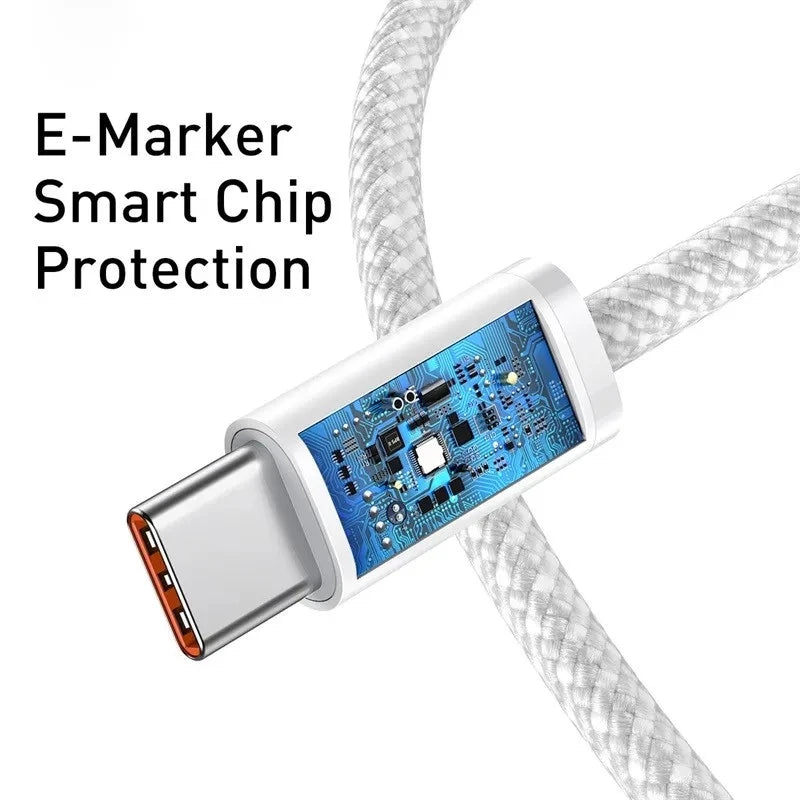60W PD Fast-Charging USB-C Cable for iPhone 16/15, Samsung & More