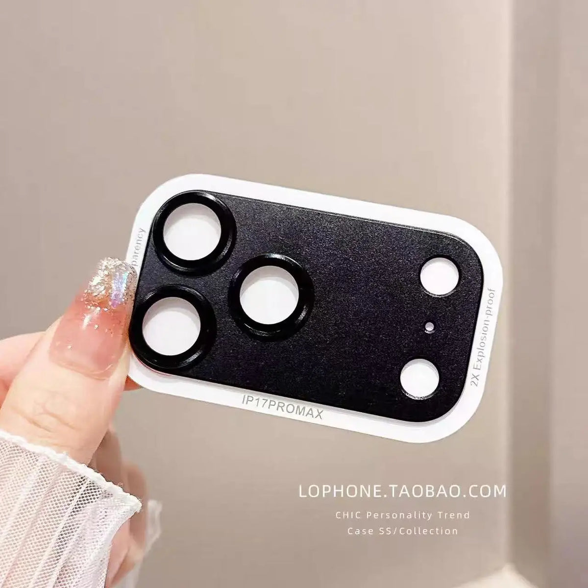 Official Color For iPhone 17 Pro Max 17 Air Metal Camera Tempered Glass Lens Protector 17 Pro Phone Accessories Ring Cap