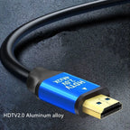 4K Ultra HD HDMI 2.0-Compatible High Definition Connection Cable for Computer TV Projector Set-Top Box Signal Data Transmission