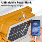 15000LM USB Rechargeable LED Solar Flood Light 2000Watt with Magnet Strong Light Portable Camping Tent Lamp Work Repair Lighting