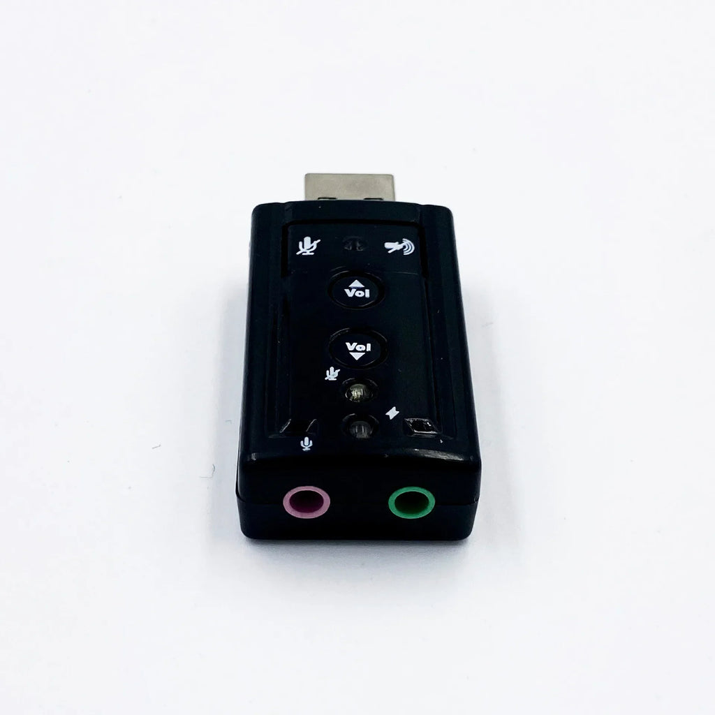 Analog 7.1 Channel Dynamic Sound External USB Sound Card Microphone Input Home USB Sound Card