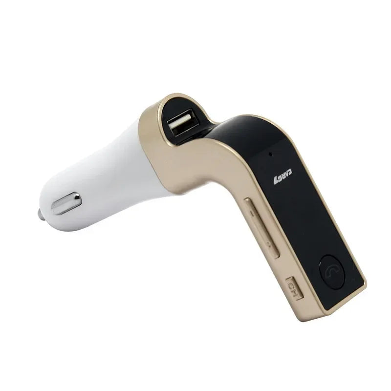 Car Bluetooth FM Transmitter Handsfree Bluetooth Receiver Car Kit Auto Cigarette Lighter USB MP3 Music Player for IPhone IPad