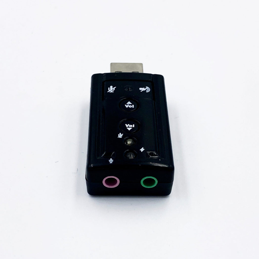 Analog 7.1 Channel Dynamic Sound External USB Sound Card Microphone Input Home USB Sound Card