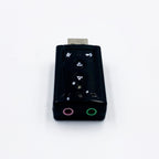 Analog 7.1 Channel Dynamic Sound External USB Sound Card Microphone Input Home USB Sound Card