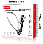 NeePho NP-G2 Soft Silicone Neck Mount Bracket, POV First-Person Perspective Phone & Action Camera Holder