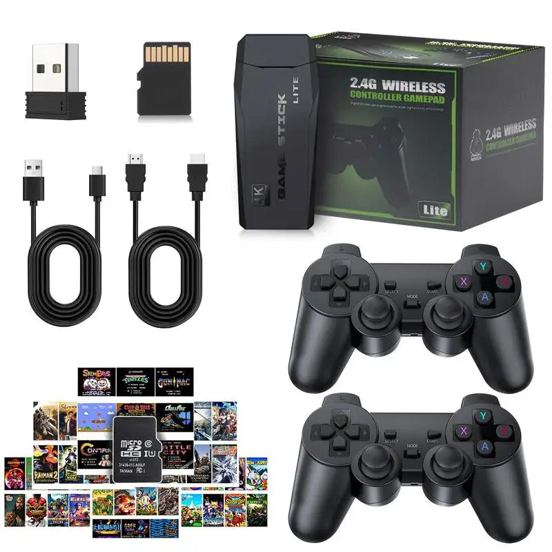 M8 4K Wireless Retro Game Stick – 20,000+ Games