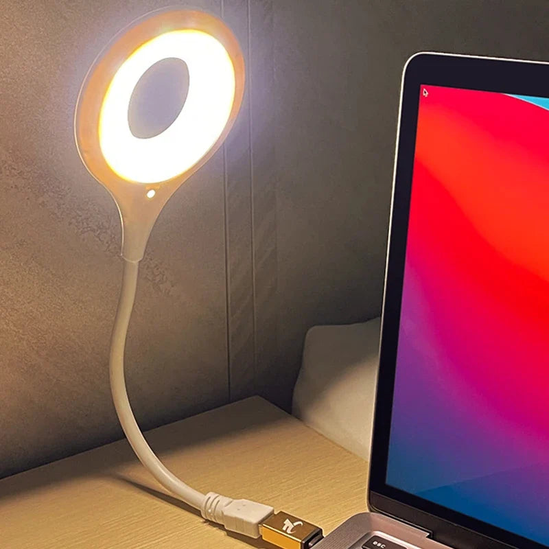 Intelligent Voice Controlled Night Light Portable LED Book Light USB Flexo Led Desk Lamp Intelligent Voice Reading Lamp USB Link