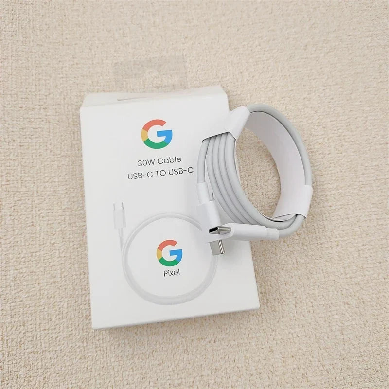 For Fast Charging 30W 45W USB C to USB C Cable 1/1.5 M for Google Pixel 10 9 8 7 6 pro 8a 7a 6a 5a 4a 3a 4 3 2 XL Type C Cord