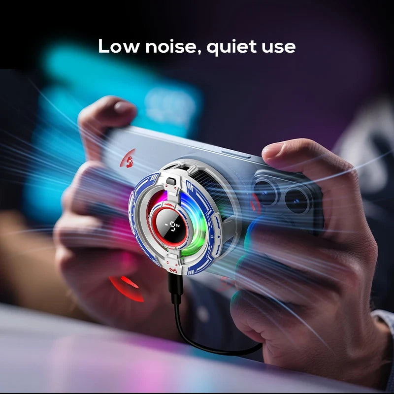 Semiconductor Phone Cooler Magnetic Phone Back-Clip 2in1 Phone Fast Cooler PUBG Game Freeze Radiator for Gaming & Live Streaming