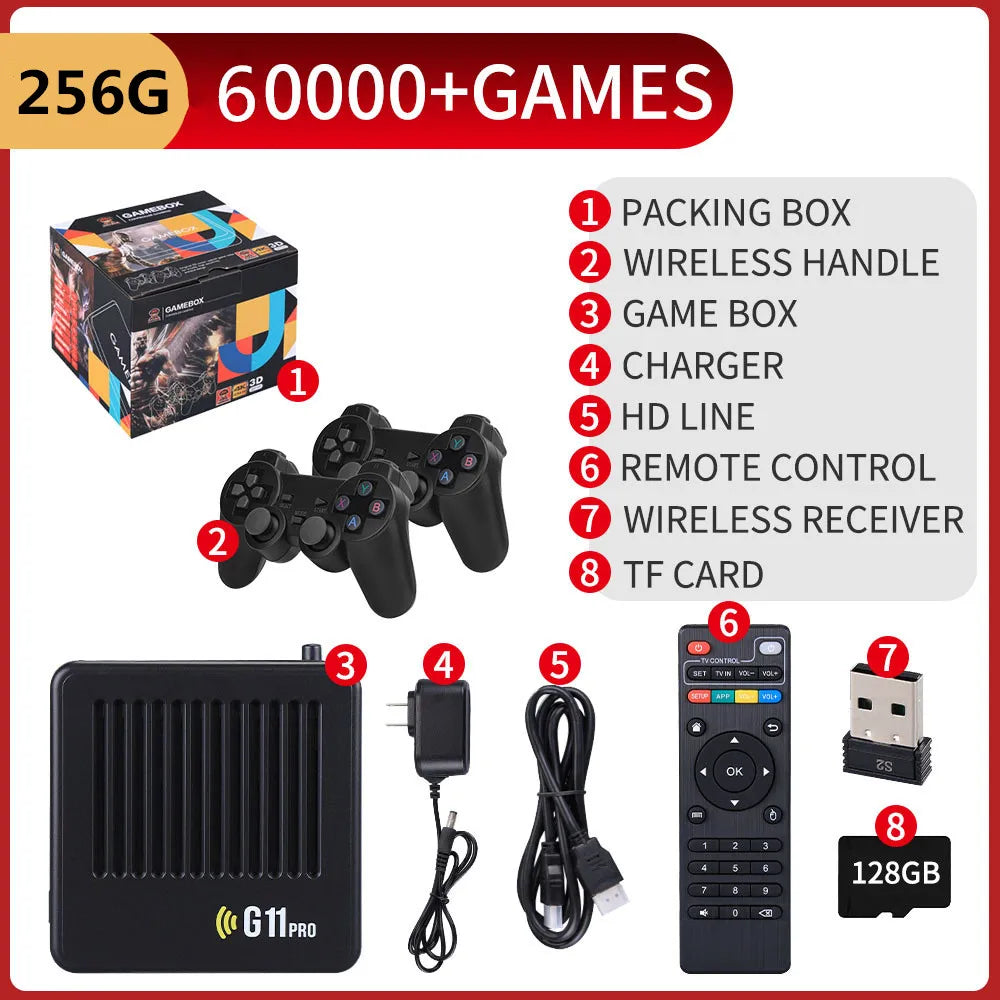 G11 Pro 4K Retro Game Stick Console – 40,000+ Games
