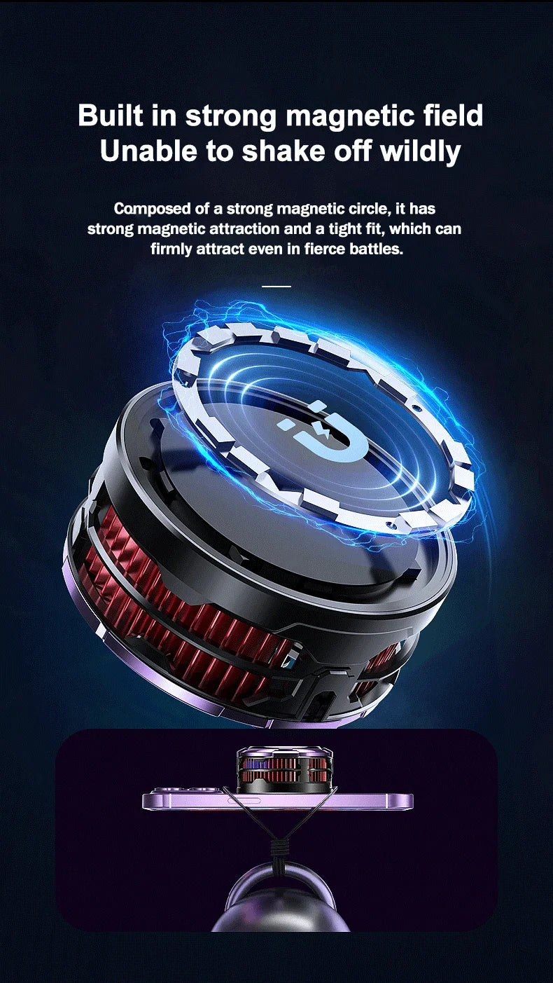 MEMO CX08 Pro Mobile Phone Semiconductor Magnetic/ Back-clip Frozen PUBG Game Cooler for IOS Android Universal Cooling Radiator