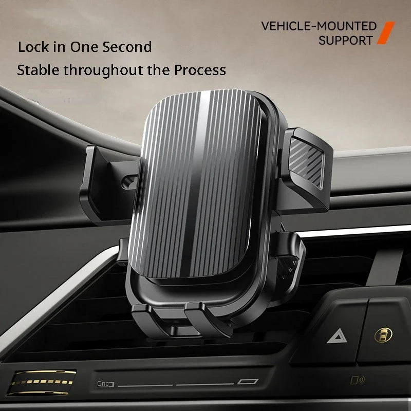Flexible Air Vent Car Phone Holder with Auto Lock