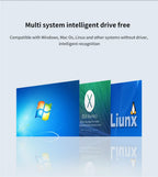 SATA To USB 3.0/Type-C/2 In 1 USB3.0 Type-C Cable Up To 6 Gbps For 2.5 Inch External HDD SSD Hard Drive SATA 3 22 Pin Adapter