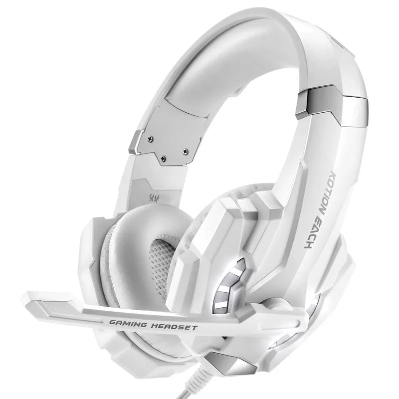 Gaming Headset With Microphone For PS5 PS4 Xbox PC 3D Surround Sound RGB Wired Headphones Noise Cancelling Memory Foam Earcup