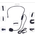 Portable Wired Microphone Head-mounted 3.5mm Plug Headset Microphone Interview Speech Teaching Stage Speaker Speech Headset Mic